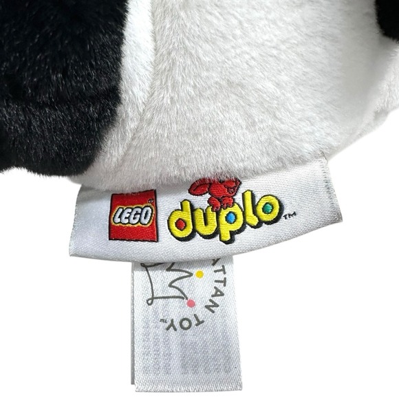 Lego Duplo Panda Bear 7" Inch Plush Stuffed Animal Manhattan‎ Toy Co. Rare - Picture 5 of 8